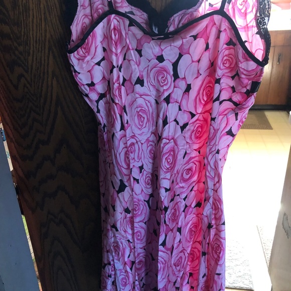 1)1996 VINTAGE NICK&NORA ROSES CHEMISE, SZXL,100%SILK, BEYOND EUC, VERY ELEGANT - Picture 15 of 15